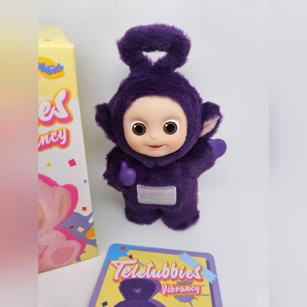 POP MART Teletubbies Vibrancy Purple Tinky Winky Doll Toy 5" - Picture 4 of 4